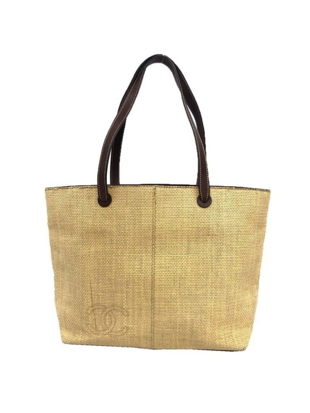 Chanel Raffia Tote Bag Basket